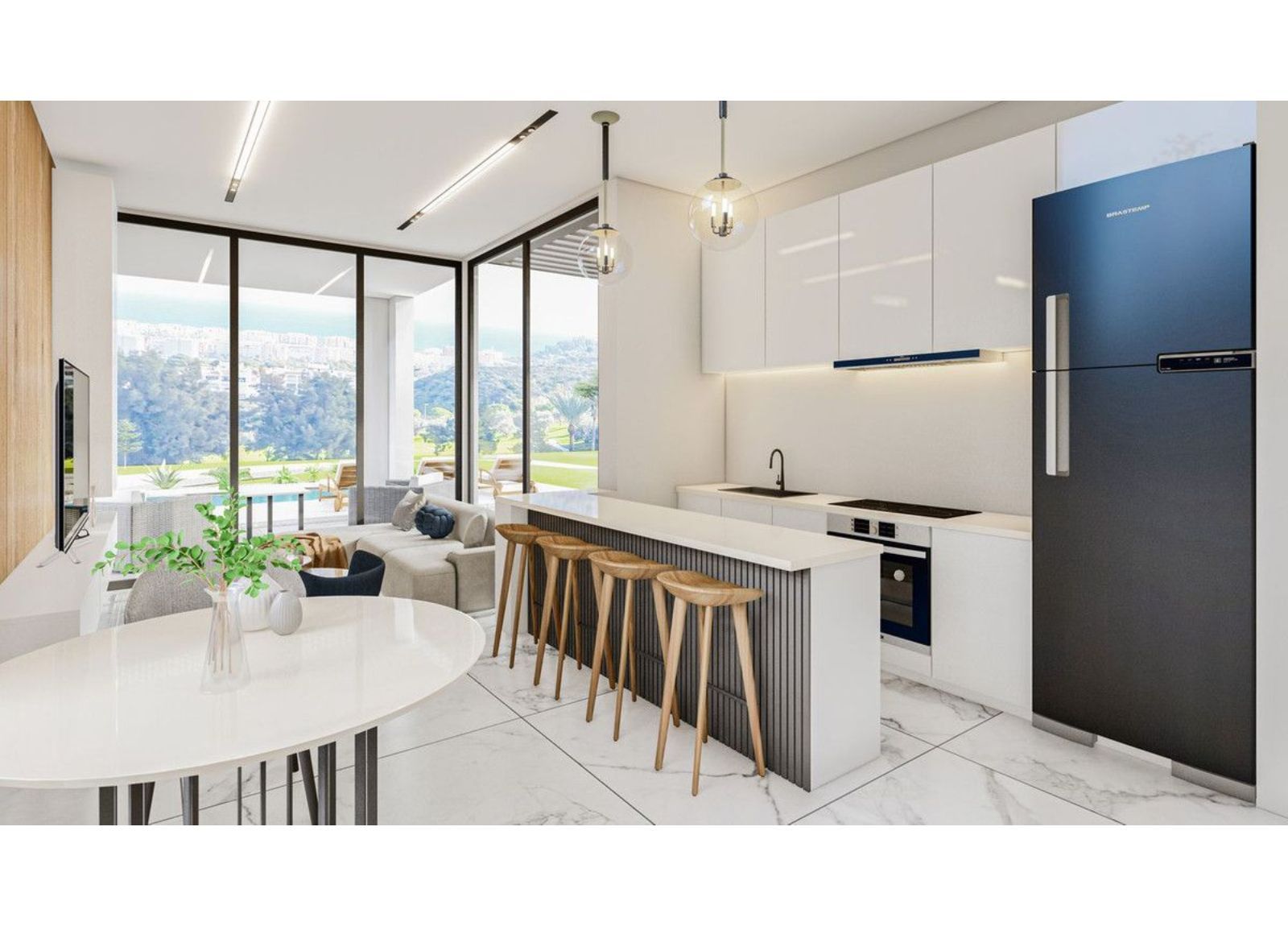 08 modern open plan kitchen