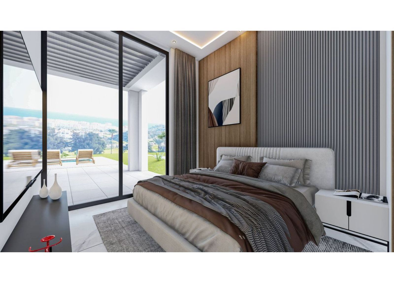 09 modern bedroom with balcony view