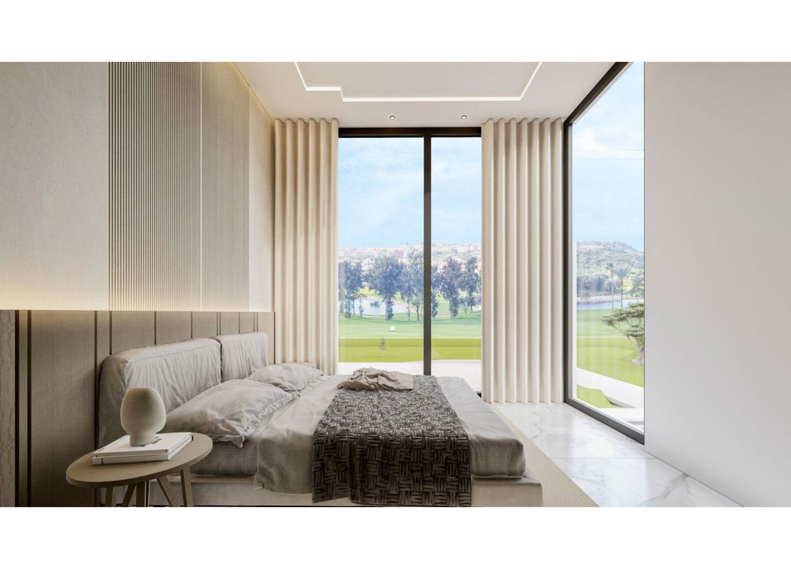 13 luxury bedroom with golf view